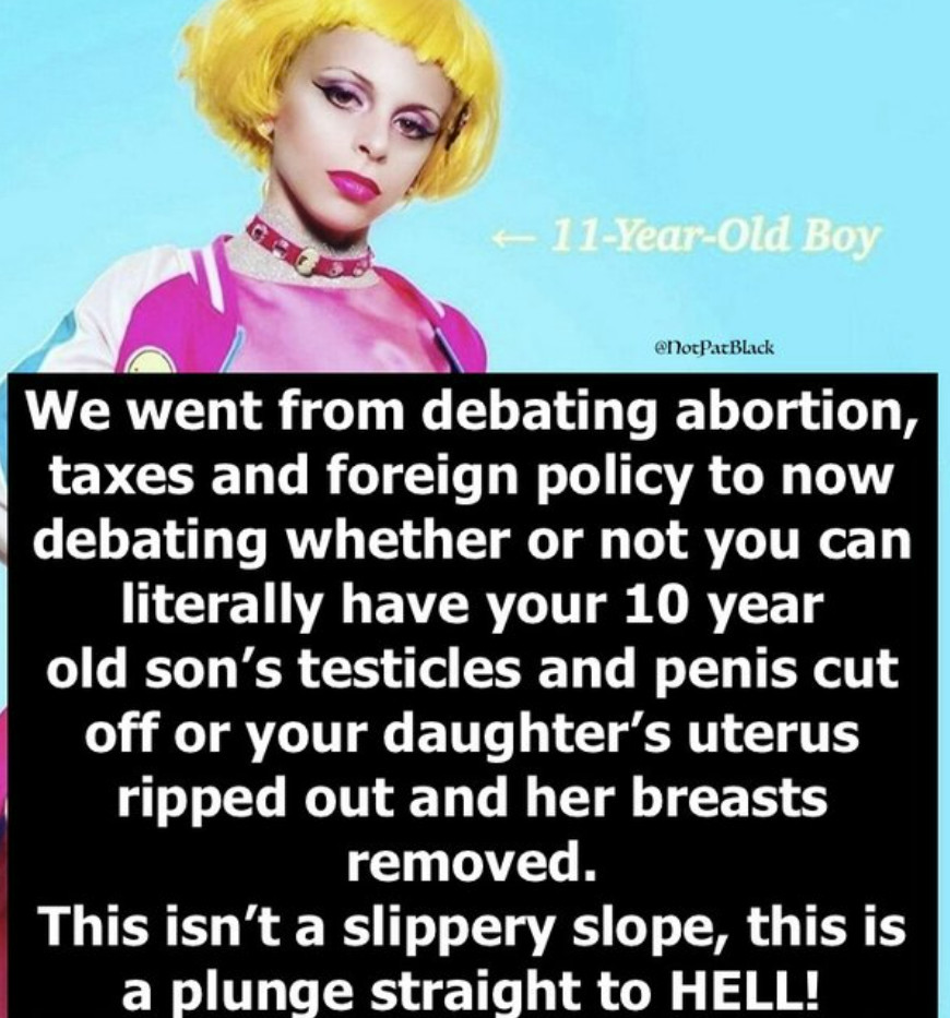 Public Debate on Transgenderism Child Mutilation Dialog
