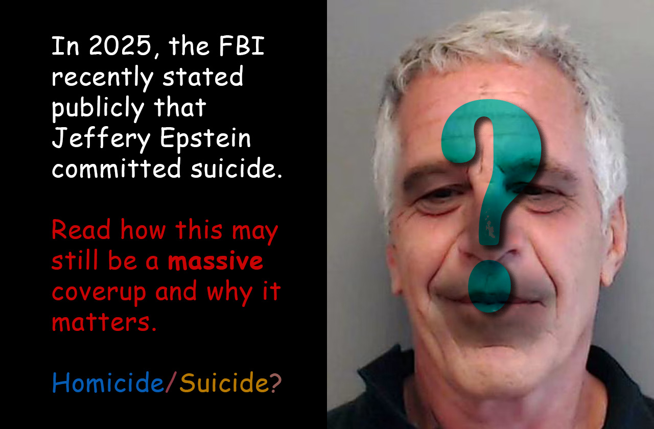 Jeffery Epstein - Suicide or Homicide?